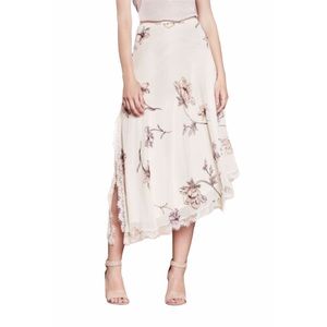 Lauren Conrad Runway Floral Asymmetrical Skirt